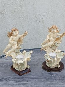 Pair of presume Vintage Cherub Angel