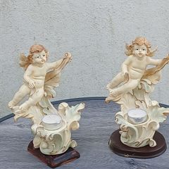 Pair of presume Vintage Cherub Angel