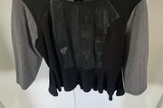 River Island Top - Grey /Black - New