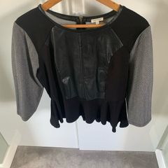 River Island Top - Grey /Black - New