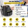 Euro Coin Counter Sorter 500-1000 Coins Electronic Automatic EUR Coin Counting Machine 300 Coins Per Minute with 8 Coin Drawers for School Shop Bank Image 2
