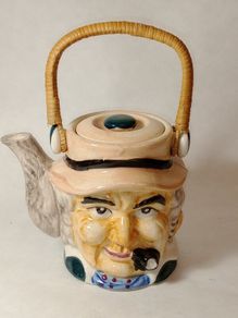 Vintage Japan Ceramic Character Teapot