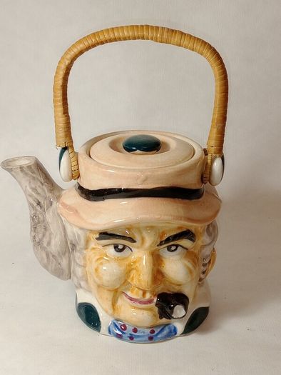 Vintage Japan Ceramic Character Teapot