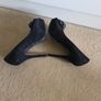Schuh black open toe platforms uk4 Image 4