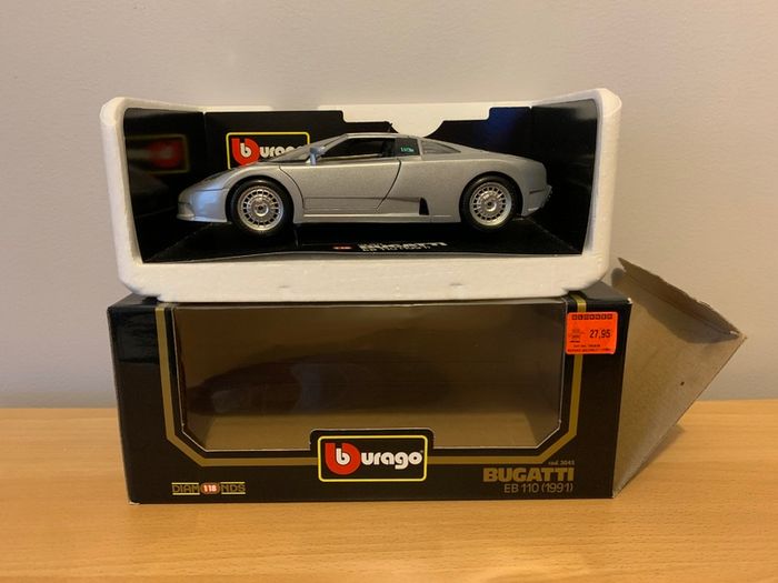 Bugatti EB110 1991 1/18 Burago Model Car