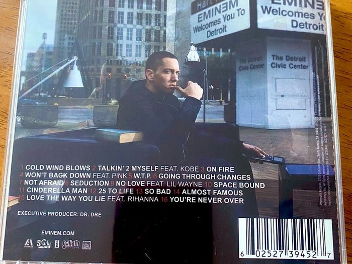 Eminem Recovery album cd
