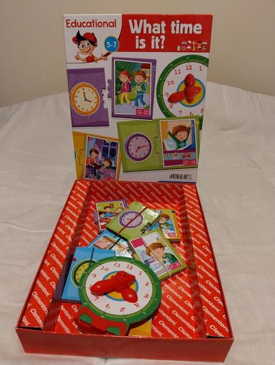 Clementoni Young Learners, What time is it Educational game