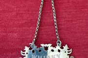 Antique Silver Decanter Label