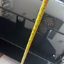TV glass shelved corner unit Image 2