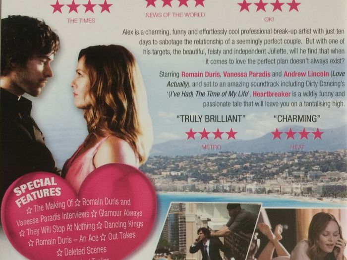 Heartbreaker [2010] Romain Duris & Vanessa Paradis [Movie DVD]