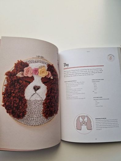Punch needle embroidery set
