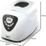 Fastbake Breadmaker, 12 Programmes, 1.5lb, 2lb Loaf Sizes, 13 Hour Delay Timer, Keep Warm, 48281, White Image 6