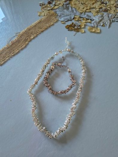 Newbridge silver ware necklace/Bracelet