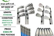 Titleist 716 AP2 Irons / 5-Pw / Dynamic Gold S300 Stiff / Left Hand