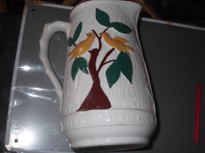a rare stafforshire jug c1860