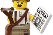 LEGO Minifigure - Newspaper Kid - Collectible Minifigures Series 24