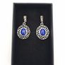 925 vintage sterling silver and lapis studs Image 10