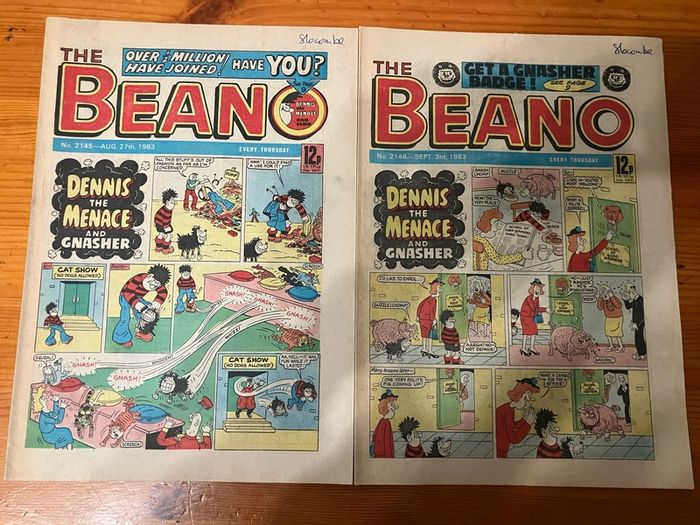 Comics: 'The Beano' 1983 (38 numbers)