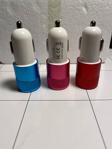 Car charger plug double usb