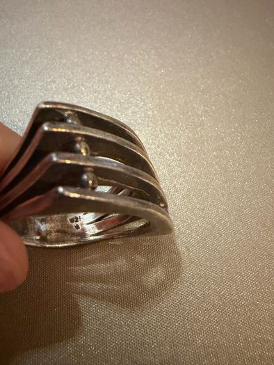 925 Sterling Silver Modern Multi-Band Statement Ring