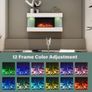 Wall-Mounted Electric Fireplace with 12 Flame Colors & 3 Brightness Levels | Timer Function & Overheat Protection | Modern LED Heating Fireplace(32in, WIFI) Image 4