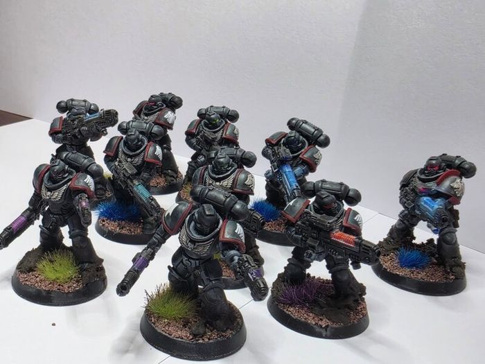 Raven guard Hellblaster Squad X10