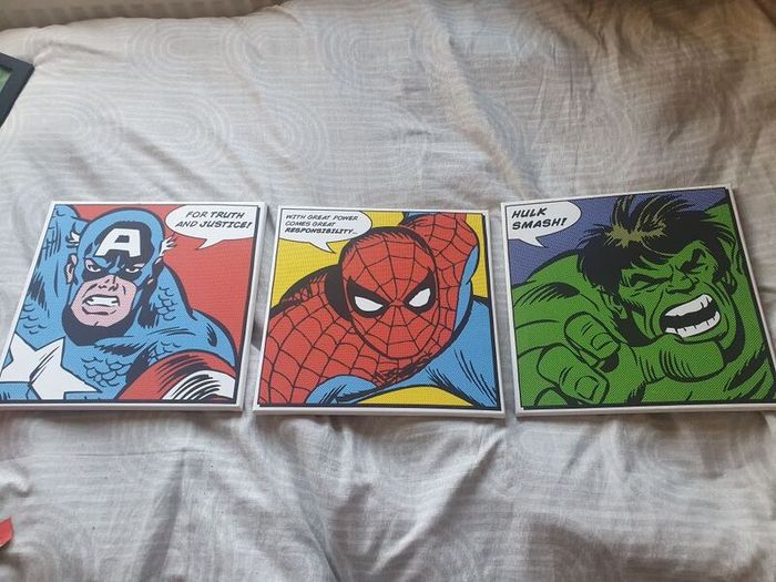 3 Marvel Canvas
