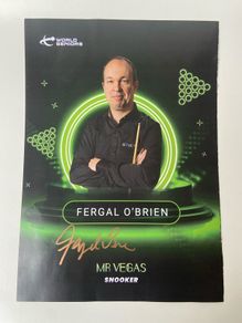 Fergal O'Brien autograph - Snooker
