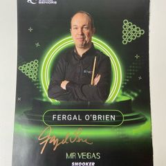 Fergal O'Brien autograph - Snooker
