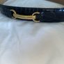 Vintage Black leather Belt size S Image 9