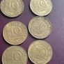 Collection of 14 old French coins 20 10 and 5 centimes 1966 1997 Image 3