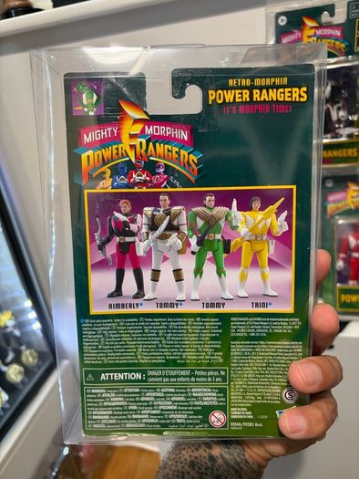 Mighty Morphin Power Ranger flip heads by Hasbro
