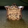 Arthur Wood Vintage Pink and Gold Sugar Bowl with Lid Image 2