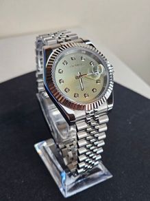 Seiko MOD Datejust Sunburst Diamond Dial Green