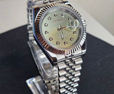 Seiko MOD Datejust Sunburst Diamond Dial Green