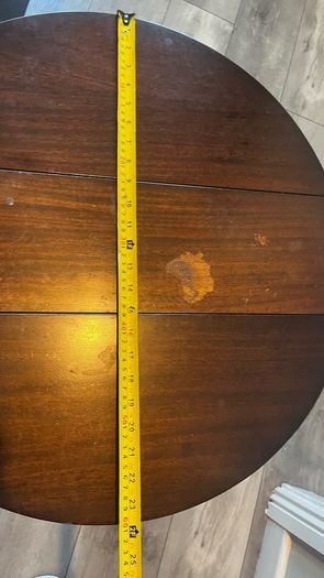 antique folding table