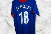 Man Utd (scholes 18) (retro) Jersey ,size : L.
