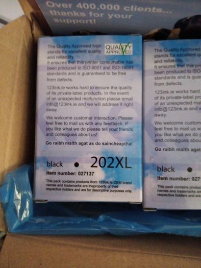 black printer 202xl black ink