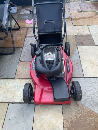petrol lawnmower