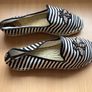 French connection Ladies Black and cream Bee espidrilles Eu 41 Size 7 Image 4