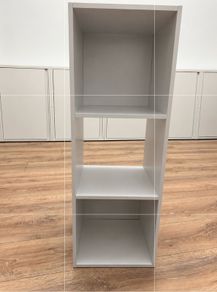 White 3-Tier Storage Shelf/ bookcase/ shelf unit