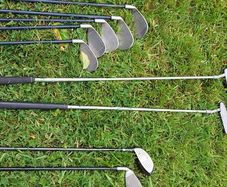 Golf Clubs and bag