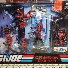 GI JOE TRU Exclusive Crimson Guard squad plus Fred