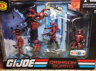 GI JOE TRU Exclusive Crimson Guard squad plus Fred