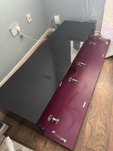 Black Lacquer TV & Storage