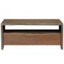 Coffee Table Solid Acacia Wood Live Edges 90x50x40 cm Grey Image 3
