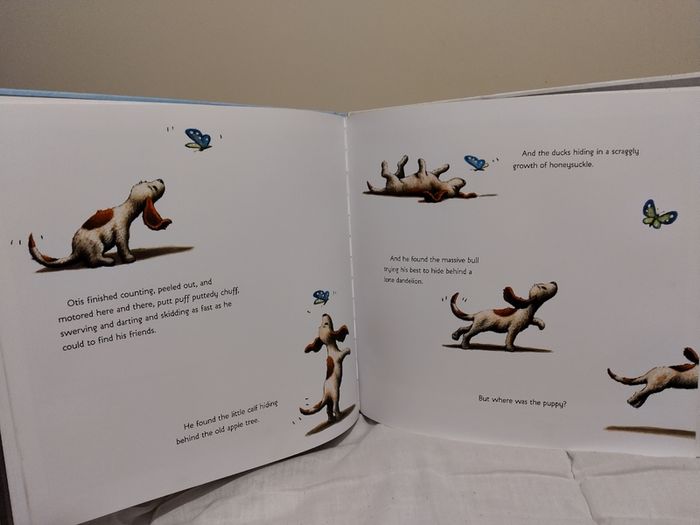 Otis The tractor and the Puppy by Loren Long hardback book