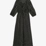 Marks & Spencer Printed Tie Front Midaxi Shirred Dress size UK 18 Image 2