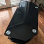 TV cabinet - Black Glass Corner stand REDUCED Image 3