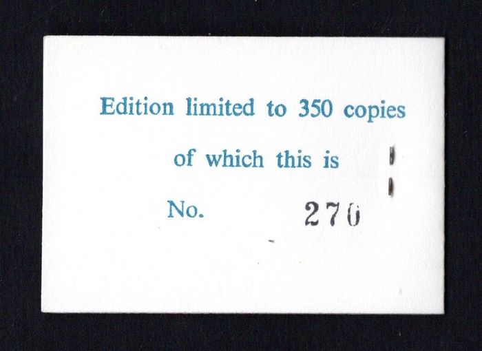 1983 Ireland Dundalk Philatelic Exhibition Commemorative Stamps Booklet Mint Never Hinged (MNH) no 170 of 350